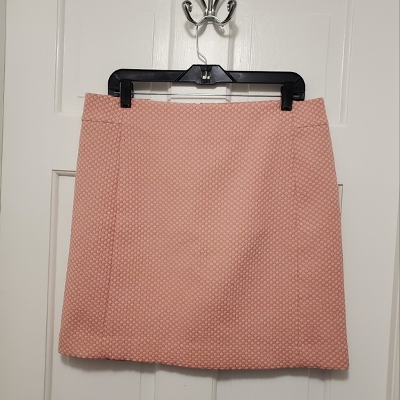 LOFT Dresses & Skirts - NWT Ann Taylor LOFT PINK & OFF WHITE POLKA DOT SKIRT SIZE 12P, Retail $59.50